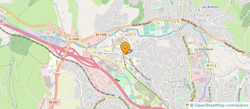 localisation de l'entreprise SC IMMOLOC 42  SAINT-PRIEST-EN-JAREZ