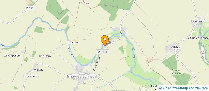localisation de l'entreprise SC IMMONOUV à TRIZAY-LES-BONNEVAL