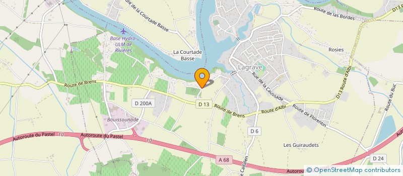 localisation de l'entreprise SC IMMOREV  LAGRAVE