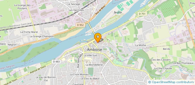 localisation de l'entreprise SC IMPRESSION STUDIO CREATION IMPRESSION  AMBOISE