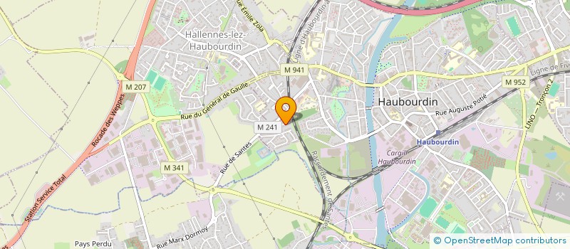 localisation de l'entreprise SC IMVEST  HAUBOURDIN