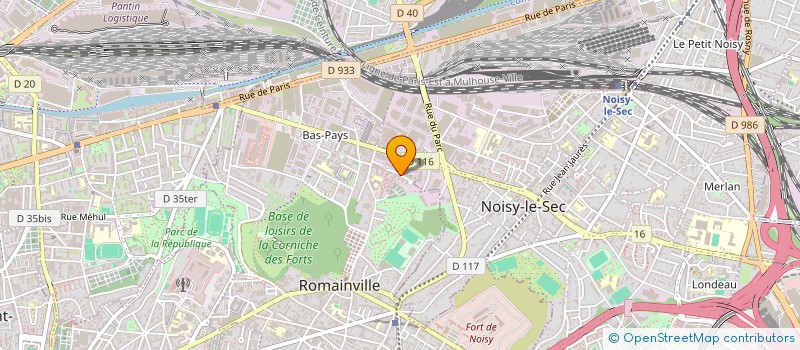localisation de l'entreprise SC INDIGO à ROMAINVILLE