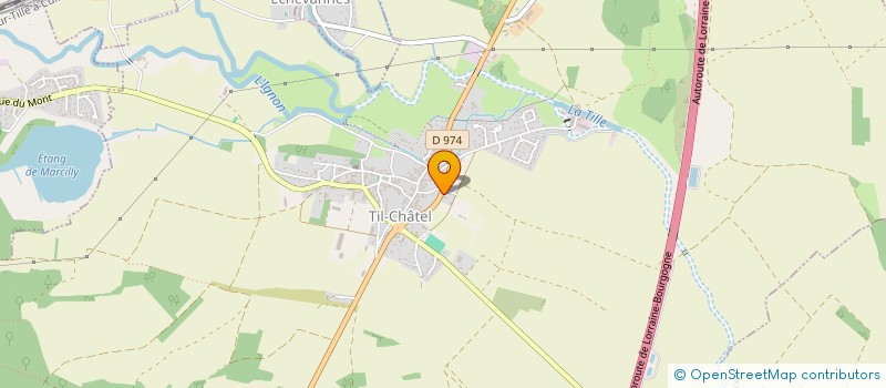 localisation de l'entreprise SC INVEST  TIL-CHATEL