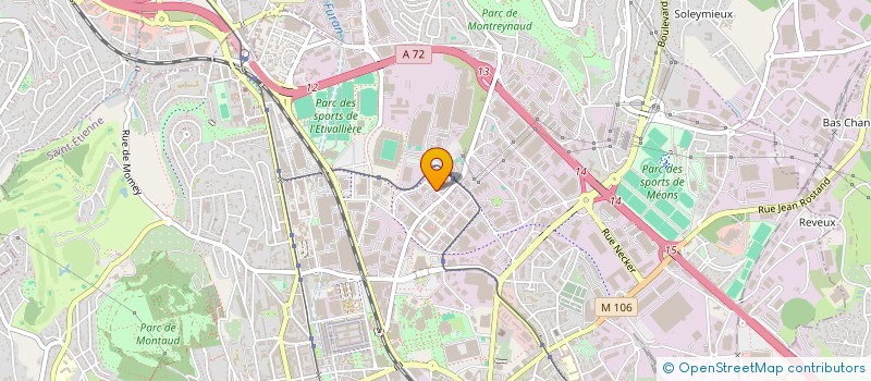 localisation de l'entreprise SC INVEST  SAINT-ETIENNE