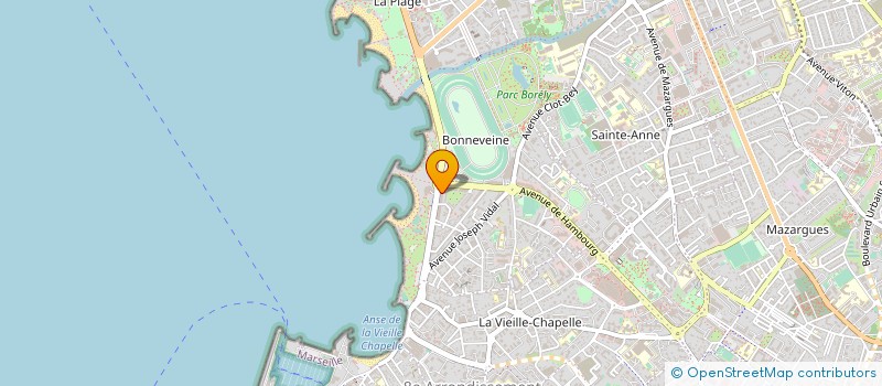 localisation de l'entreprise SC INVEST à MARSEILLE