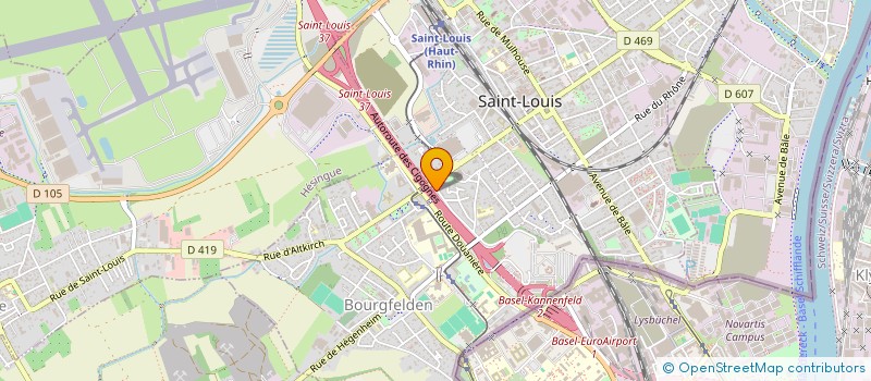 localisation de l'entreprise SC INVEST  SAINT-LOUIS