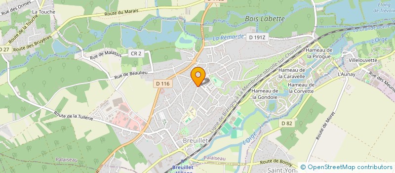 localisation de l'entreprise SC INVEST  BREUILLET