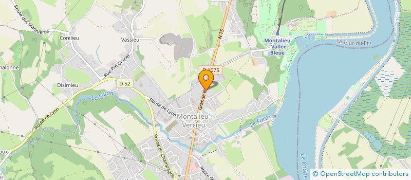 localisation de l'entreprise SC INVEST  MONTALIEU-VERCIEU