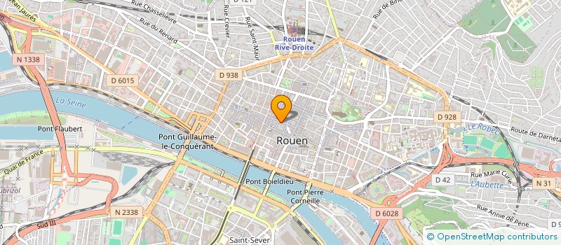 localisation de l'entreprise SC INVEST à ROUEN