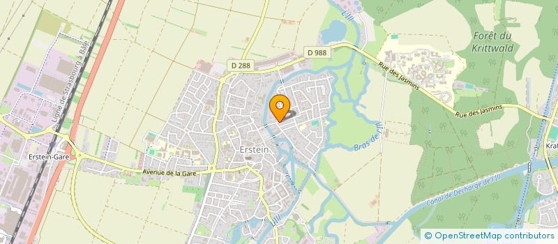 localisation de l'entreprise SC INVEST BN  ERSTEIN