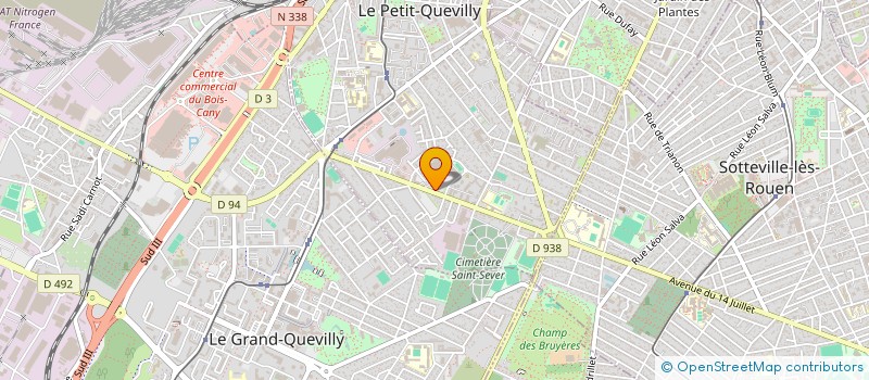 localisation de l'entreprise SC INVESTIPIK  LE PETIT-QUEVILLY