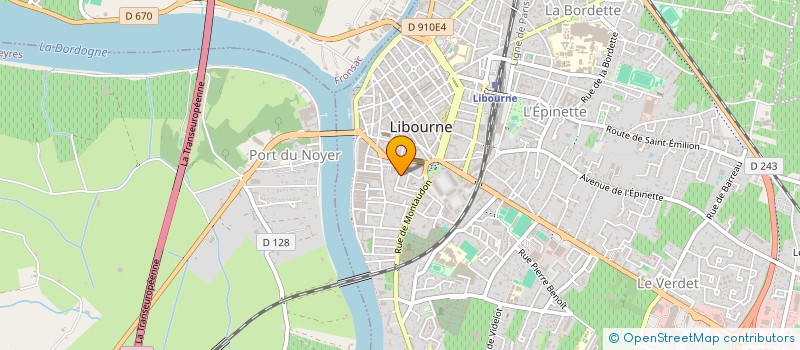 localisation de l'entreprise SC INVESTISSEMENT & PATRIMOINE à LIBOURNE