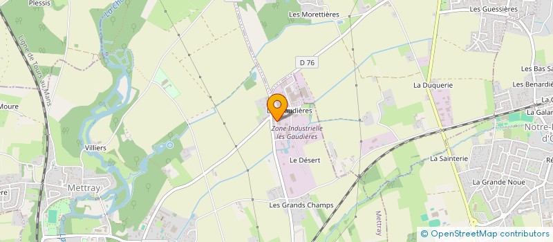 localisation de l'entreprise SC INVESTISSEMENTS  METTRAY