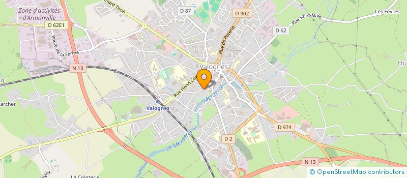 localisation de l'entreprise SC IRINAX  VALOGNES