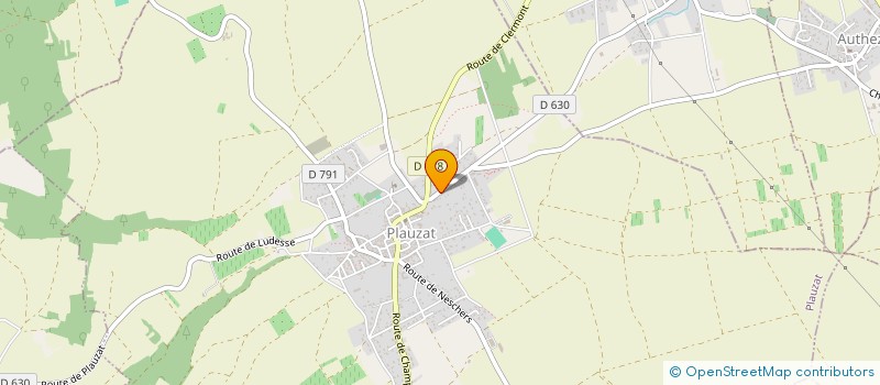 localisation de l'entreprise SC ISANI  PLAUZAT