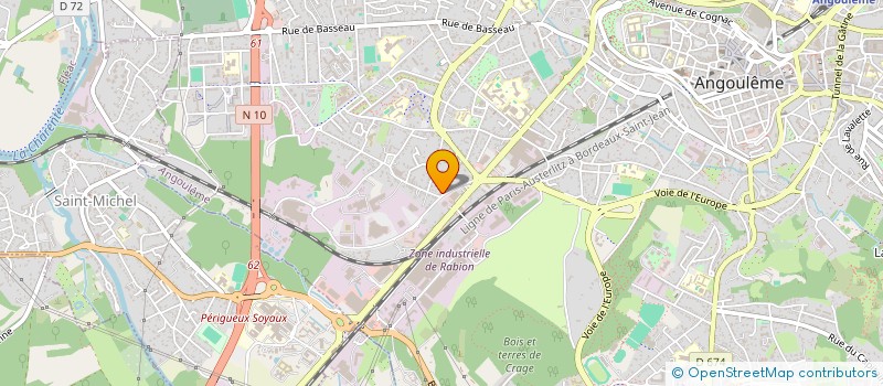 localisation de l'entreprise SC ISPAHAN à ANGOULEME