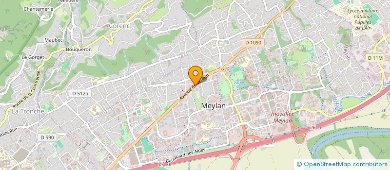 localisation de l'entreprise SC J.C.B  MEYLAN