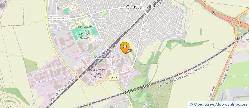 localisation de l'entreprise SC J.K DES RESIDENCES à GOUSSAINVILLE