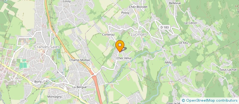 localisation de l'entreprise SC J2S  LUCINGES