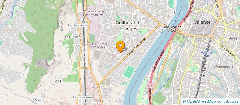 localisation de l'entreprise SC JAIT à GUILHERAND-GRANGES