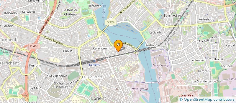 localisation de l'entreprise SC JARLEGAN-FERNANDEZ  LORIENT