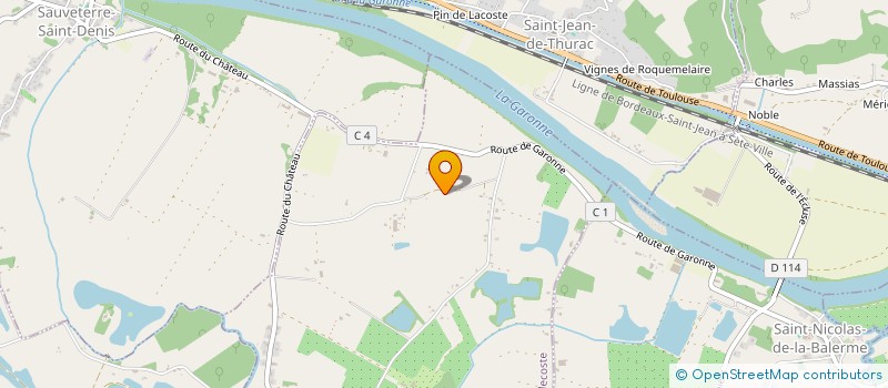 localisation de l'entreprise SC JCL IMMO  CAUDECOSTE