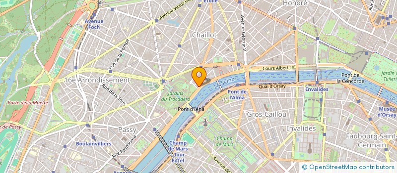 localisation de l'entreprise SC JDH INVEST  PARIS