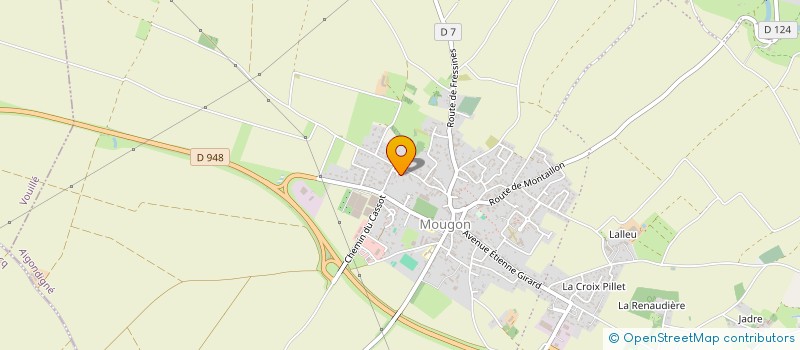 localisation de l'entreprise SC JEAN-PIERRE ROUVREAU  AIGONDIGNE