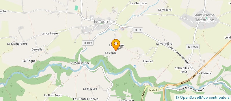 localisation de l'entreprise SC JEANNETTE  SOULEUVRE EN BOCAGE