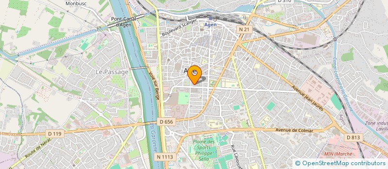 localisation de l'entreprise SC JEROME ROUX  AGEN