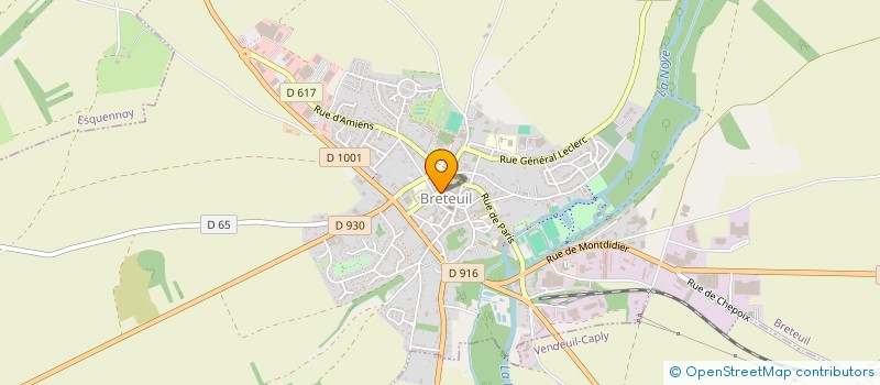 localisation de l'entreprise SC JEROVAL  BRETEUIL