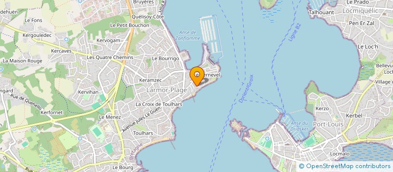 localisation de l'entreprise SC JEZEQUEL GUENA  LARMOR-PLAGE