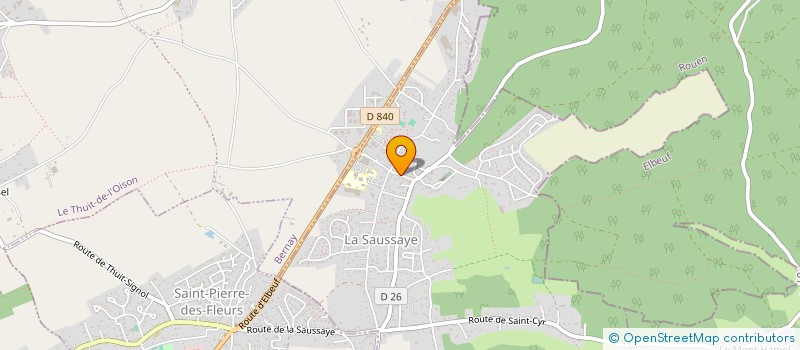 localisation de l'entreprise SC JL  LA SAUSSAYE