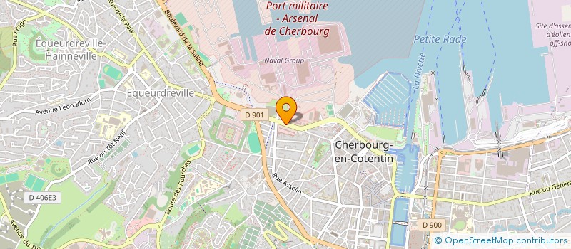 localisation de l'entreprise SC JLBOU à CHERBOURG-EN-COTENTIN