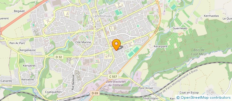 localisation de l'entreprise SC JLEGALL  LANDIVISIAU