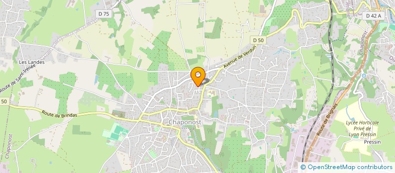 localisation de l'entreprise SC JM  CHAPONOST