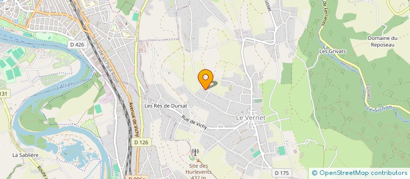 localisation de l'entreprise SC JM LOC à LE VERNET
