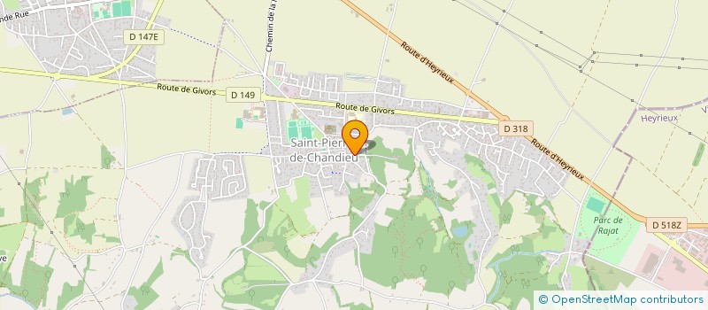 localisation de l'entreprise SC JMC  SAINT-PIERRE-DE-CHANDIEU