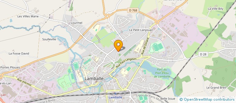 localisation de l'entreprise SC JMC INVEST à LAMBALLE-ARMOR