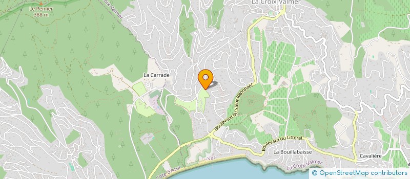 localisation de l'entreprise SC JOREL  LA CROIX-VALMER