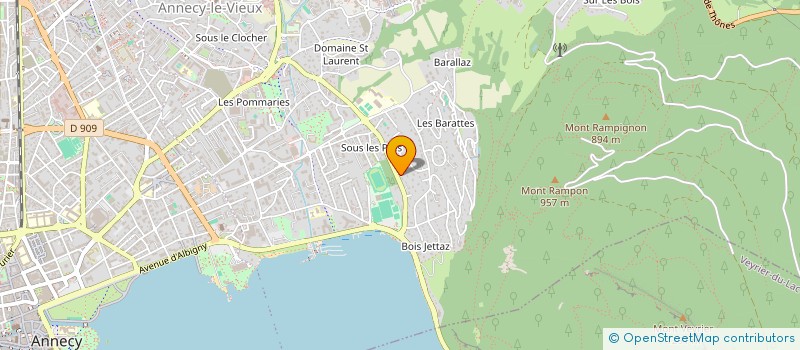 localisation de l'entreprise SC JOUVAL  ANNECY