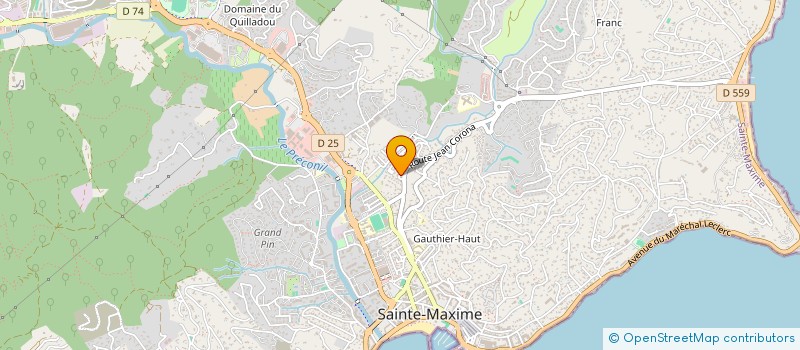 localisation de l'entreprise SC JULIEN à SAINTE-MAXIME