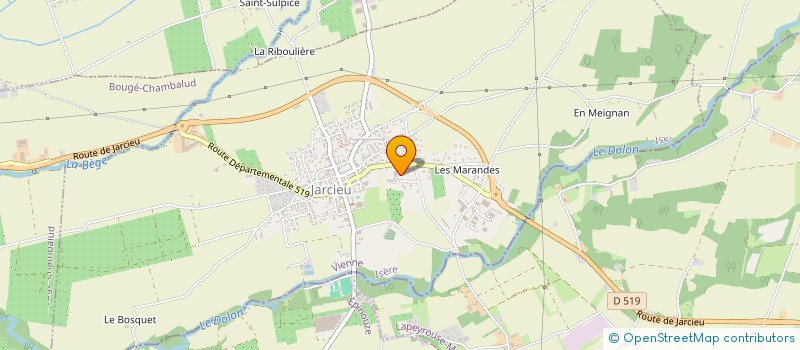 localisation de l'entreprise SC JULYMAG  JARCIEU