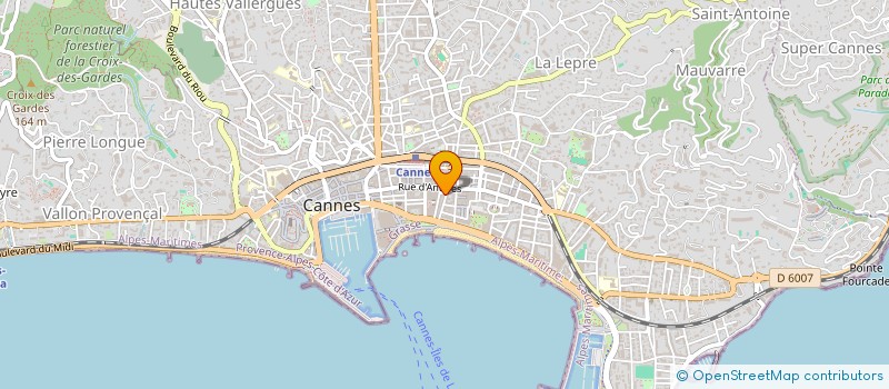 localisation de l'entreprise SC JUPOL  CANNES