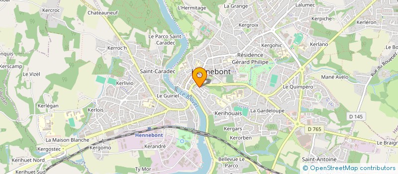 localisation de l'entreprise SC JUSQU'AU BOUT DU MONDE  HENNEBONT