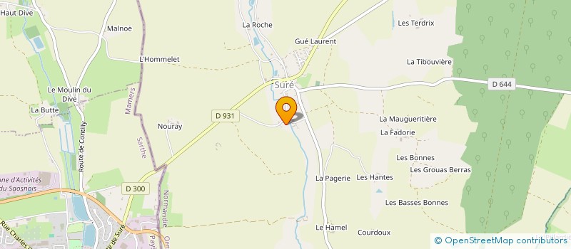 localisation de l'entreprise SC JUSTINVEST à SURE