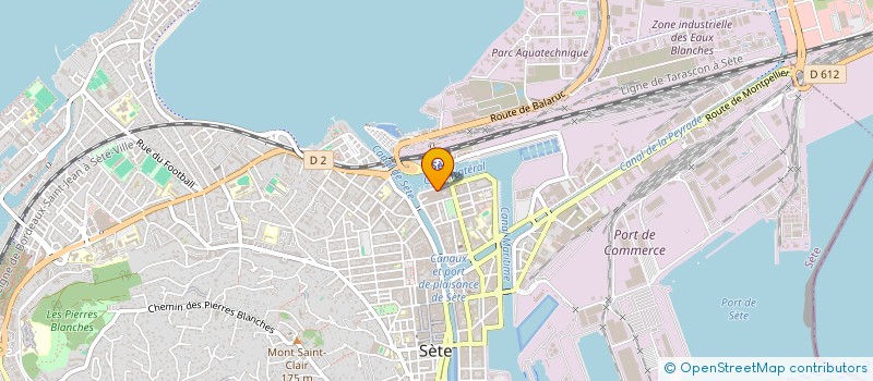 localisation de l'entreprise SC JYP à SETE
