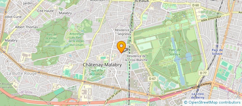 localisation de l'entreprise SC KALOS  CHATENAY-MALABRY
