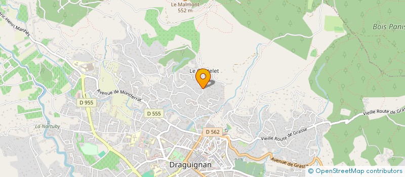 localisation de l'entreprise SC KCG  DRAGUIGNAN