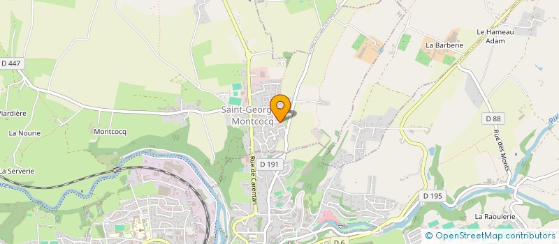 localisation de l'entreprise SC KDMA  SAINT-GEORGES-MONTCOCQ